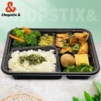 Best A13 Three Cup Basil Mushroom Bento 塔香三杯杏鮑菇便當 in San Mateo, CA